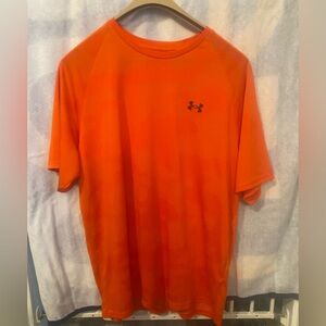 Under Armour Men's Orange Camo Tee Men’s 2XL
